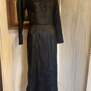 Black Leather Lace Overlay Western Showstopper